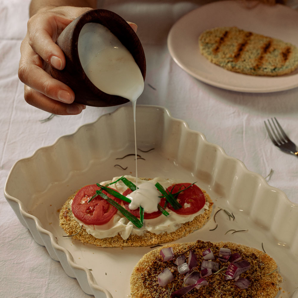 Milanesas veganas listas para cocinar